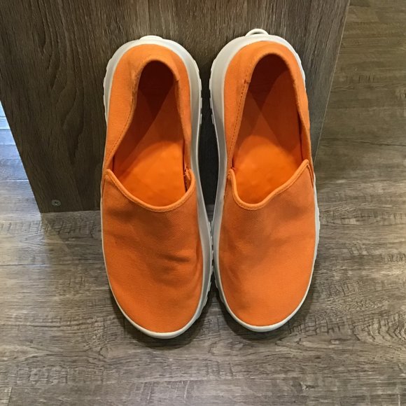 Fun and Lightweight LEVELAST Orange Men\'s Shoes - Size 11